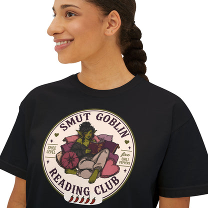 Smut Goblin Reading Club Boxy Tee