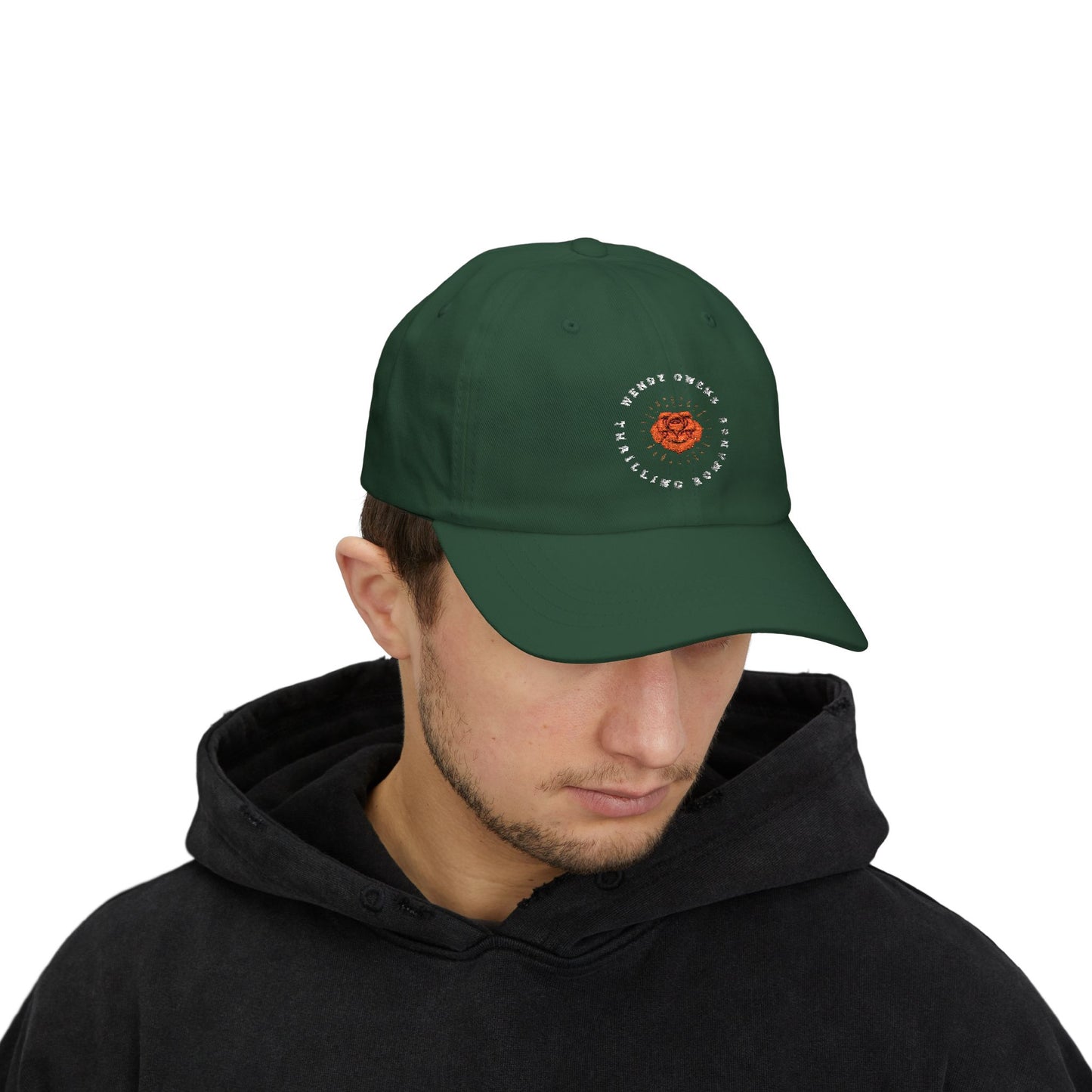 Dad Cap — 'Petals & Peace' Floral Embroidered Classic Dad Cap