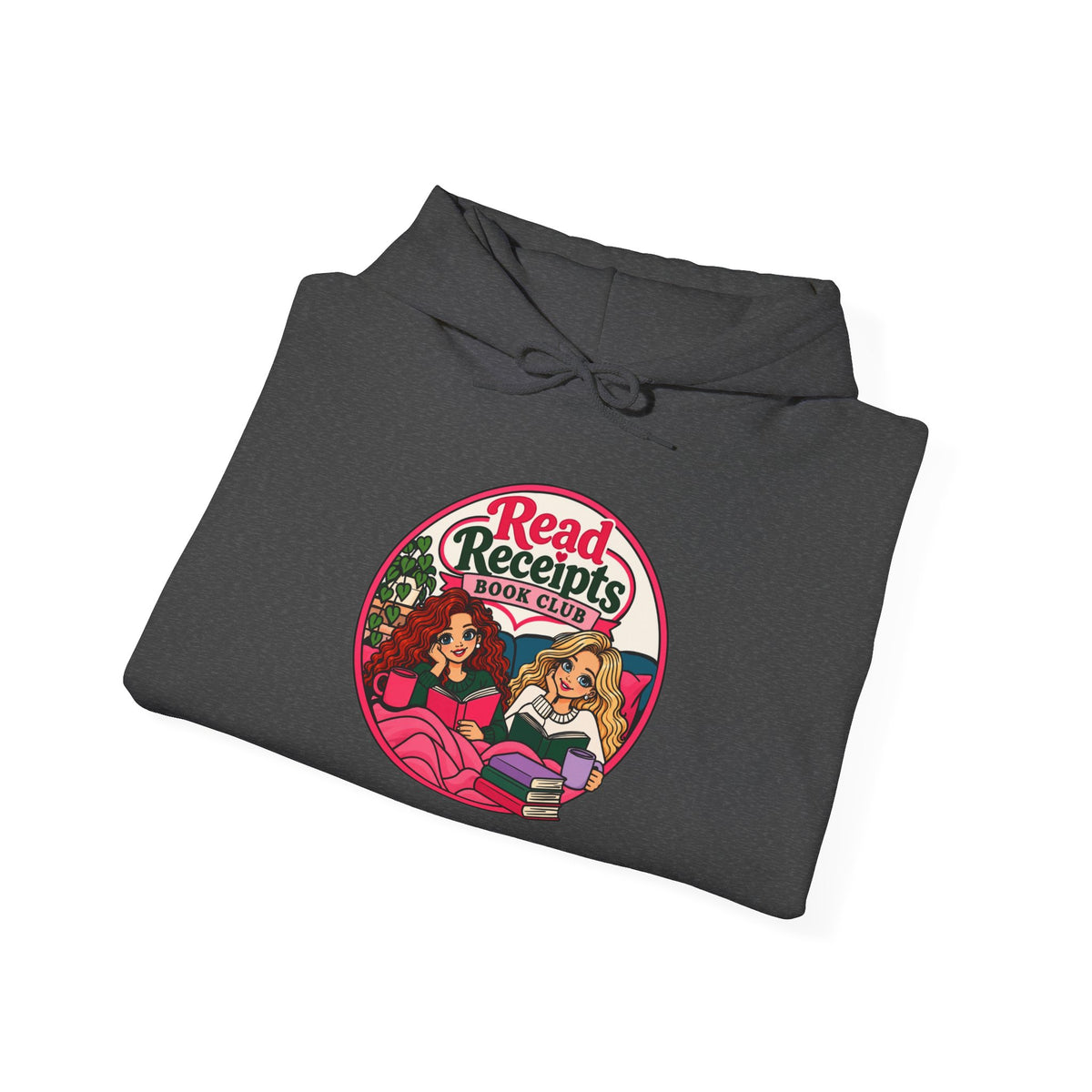 Read Receipts Retro Hoodie — Vintage Girlfriend Squad Graphic Sweatshirt