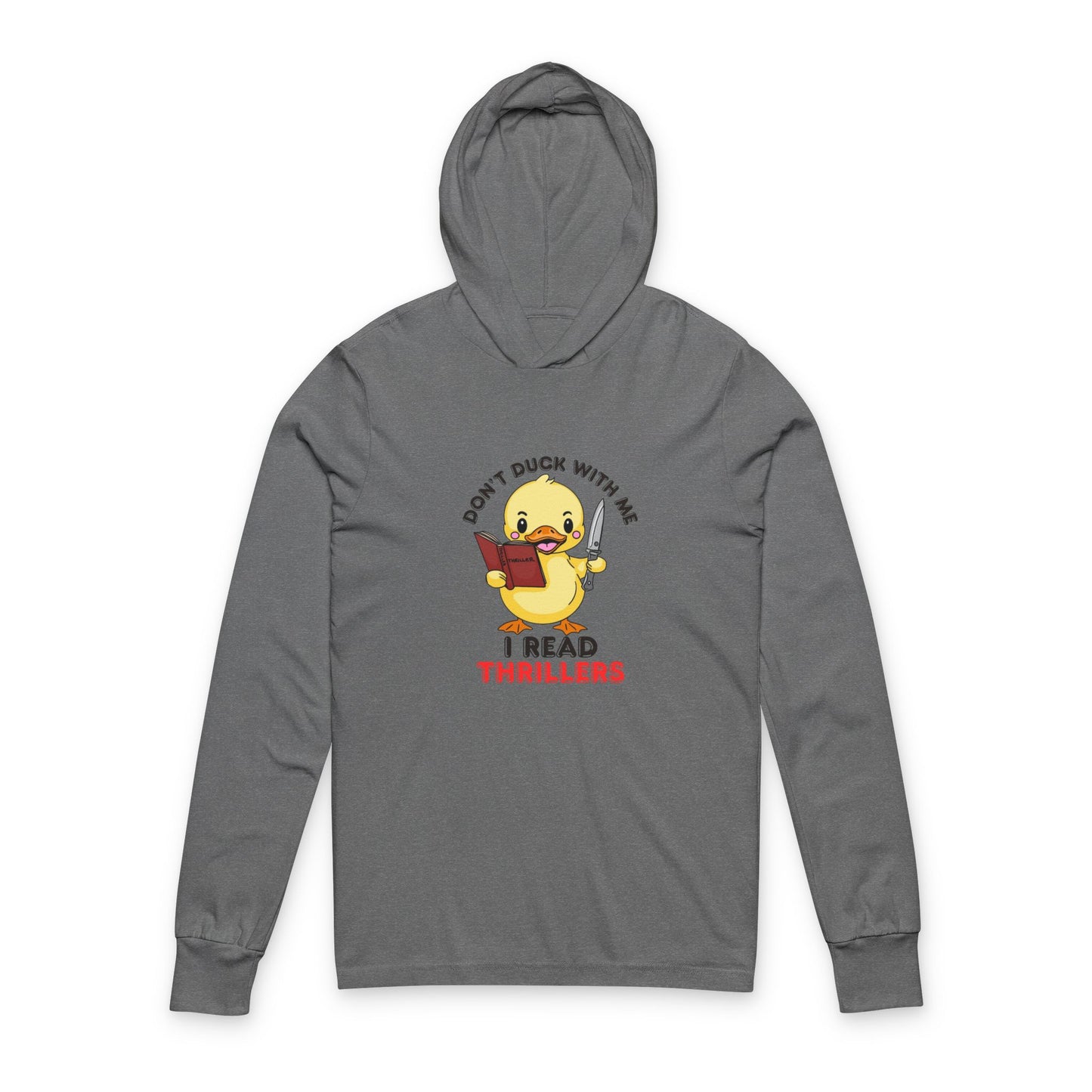Thriller Duck  Long Sleeve Hooded Shirt