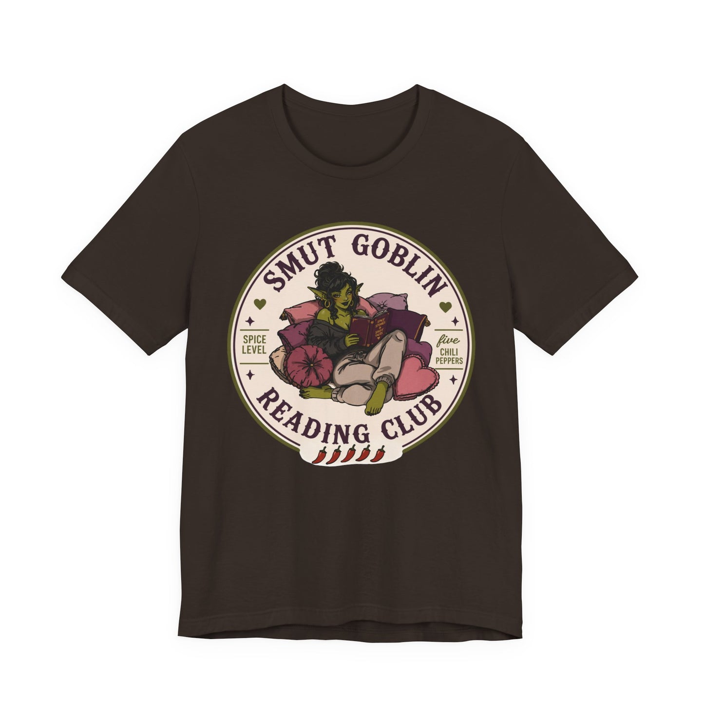 Smut Goblin Reading Club T-Shirt — Cute Goblin Book Lover Tee