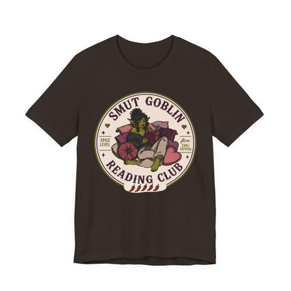 Smut Goblin Reading Club T-Shirt — Cute Goblin Book Lover Tee