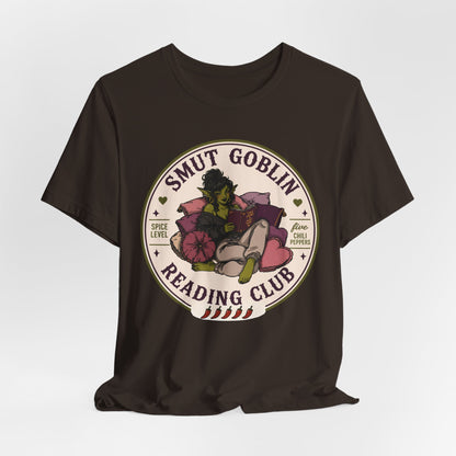 Smut Goblin Reading Club T-Shirt — Cute Goblin Book Lover Tee