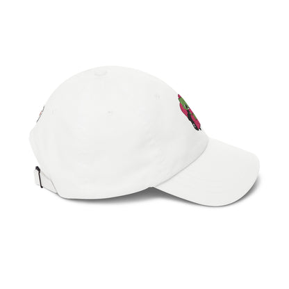 Cute Reading Zombie on Pink Armchair Embroidered Hat