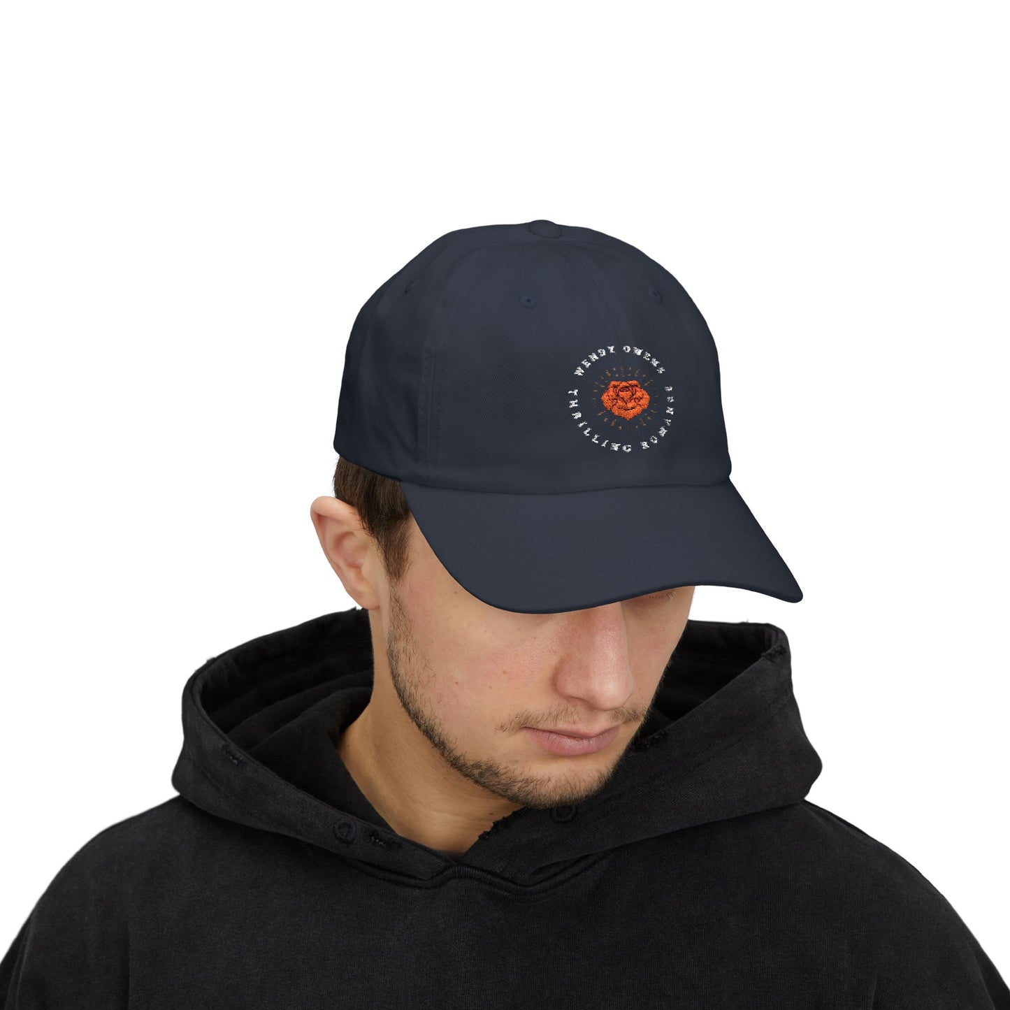 Dad Cap — 'Petals & Peace' Floral Embroidered Classic Dad Cap