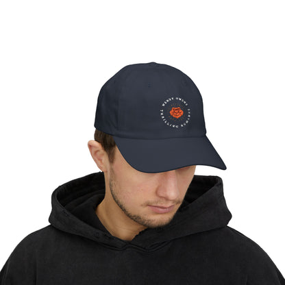 Dad Cap — 'Petals & Peace' Floral Embroidered Classic Dad Cap