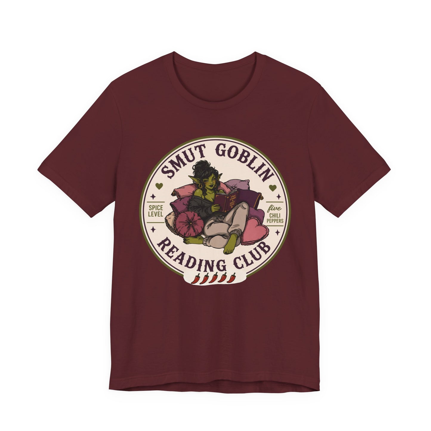 Smut Goblin Reading Club T-Shirt — Cute Goblin Book Lover Tee
