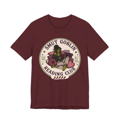 Smut Goblin Reading Club T-Shirt — Cute Goblin Book Lover Tee