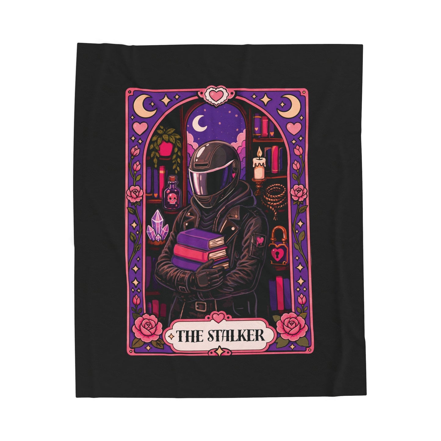 Plush Blanket The Stalker Bookish Tarot card