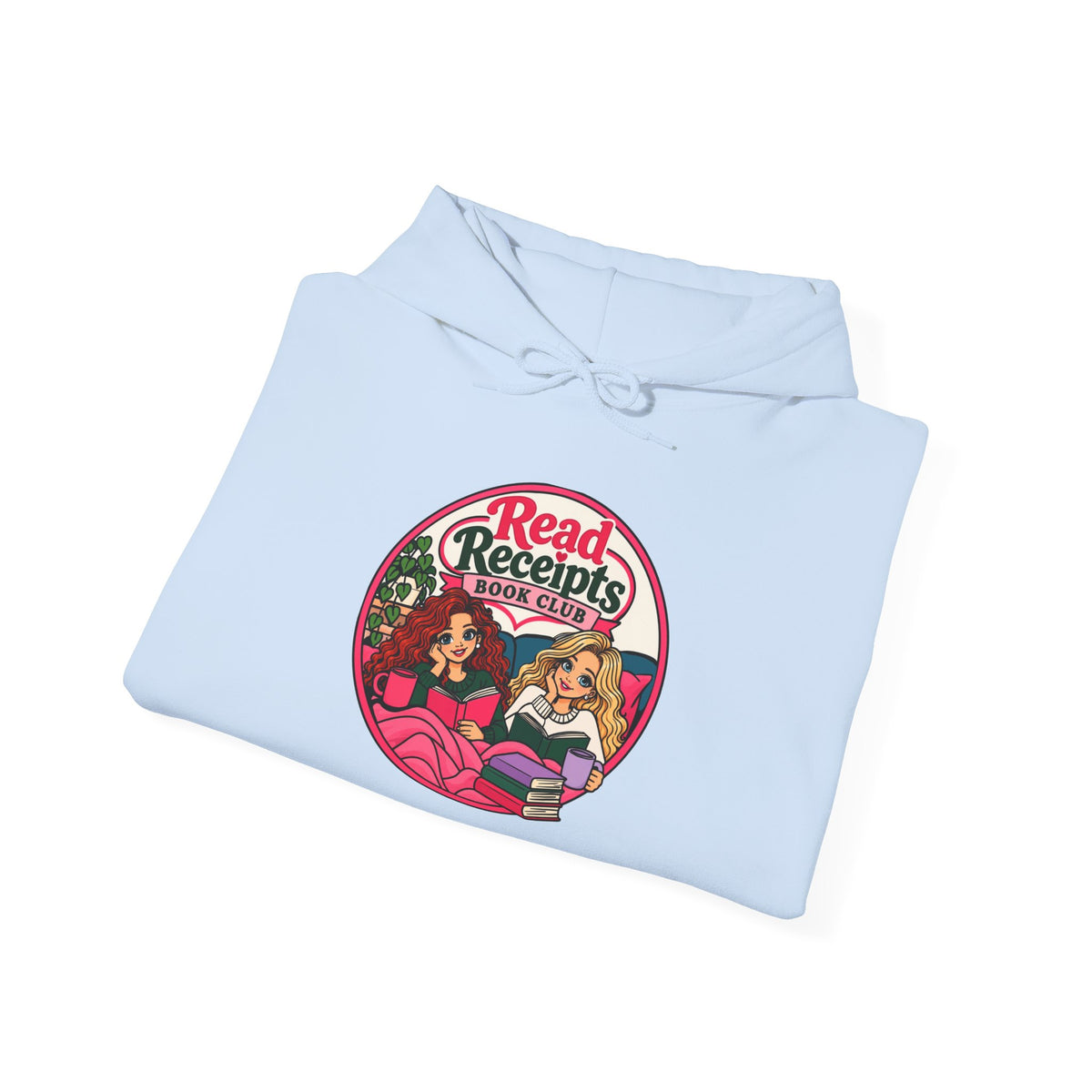 Read Receipts Retro Hoodie — Vintage Girlfriend Squad Graphic Sweatshirt
