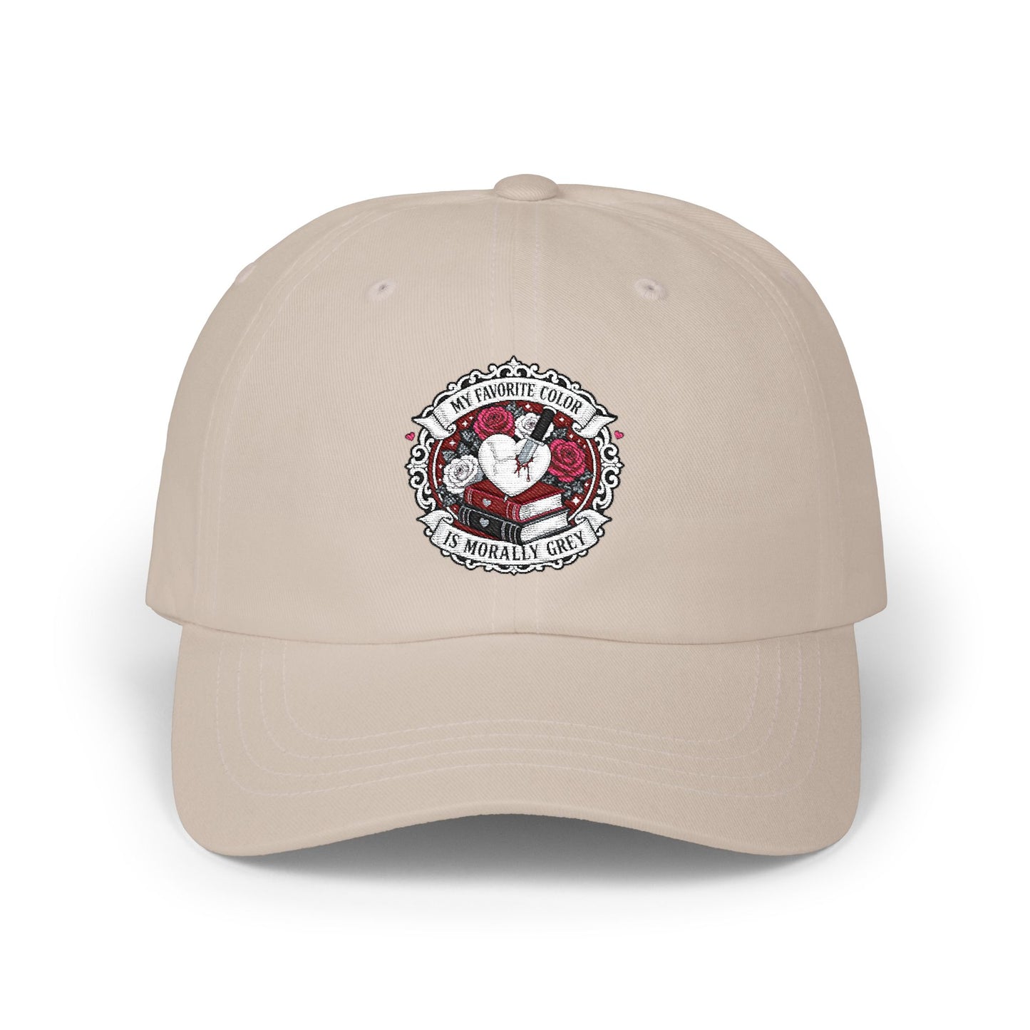 Morally Grey Embroidered Classic Baseball Hat