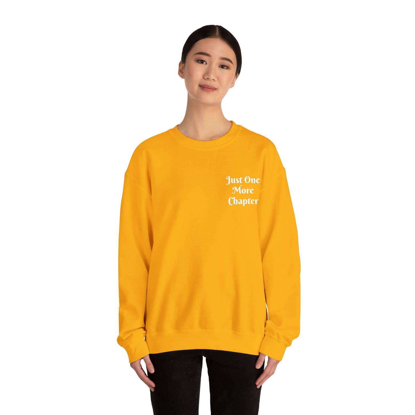 Just One More Chapter Sweatshirt – Literary Crewneck Pullover
