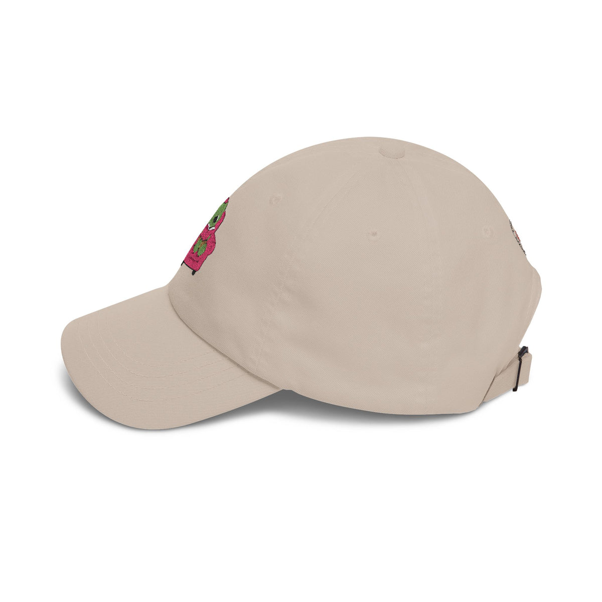 Cute Reading Zombie on Pink Armchair Embroidered Hat