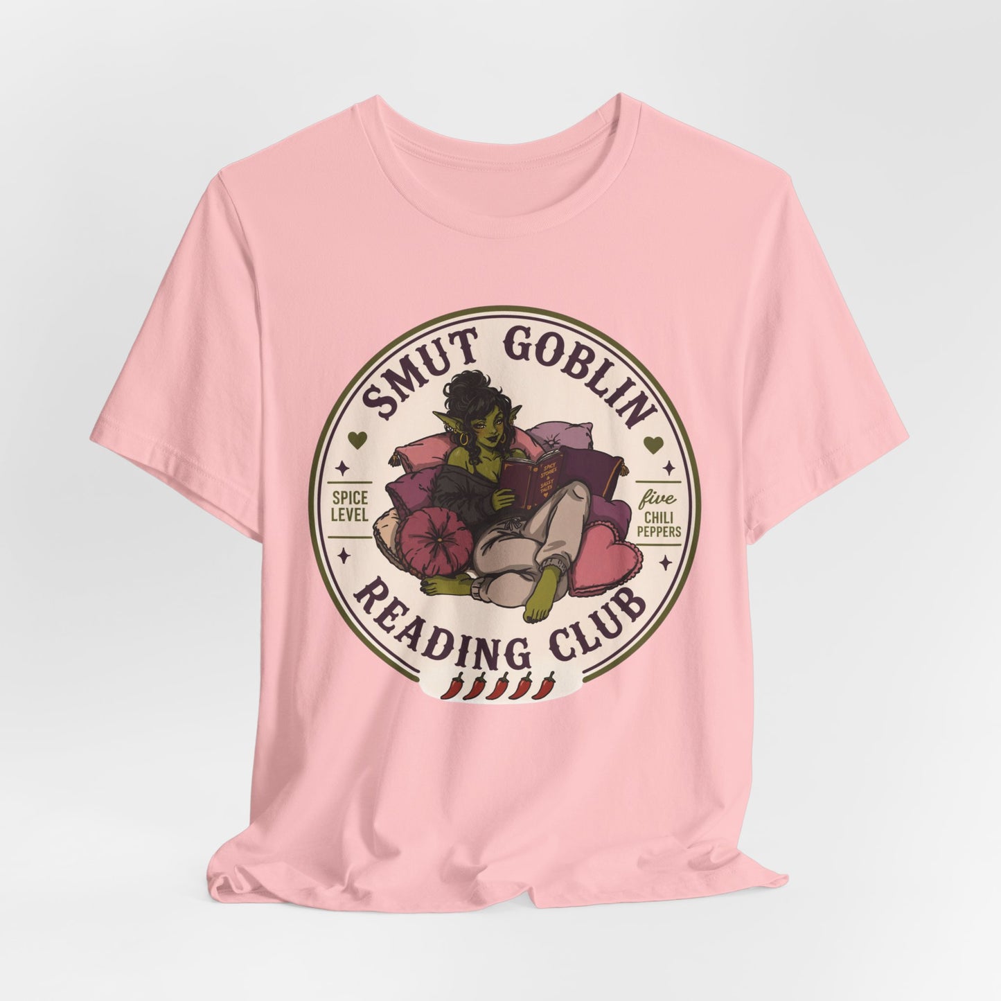 Smut Goblin Reading Club T-Shirt — Cute Goblin Book Lover Tee