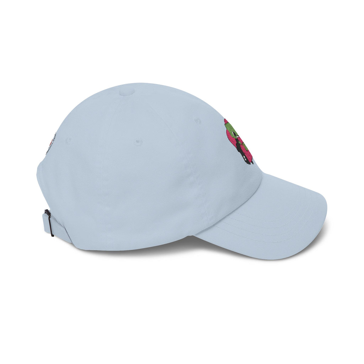Cute Reading Zombie on Pink Armchair Embroidered Hat