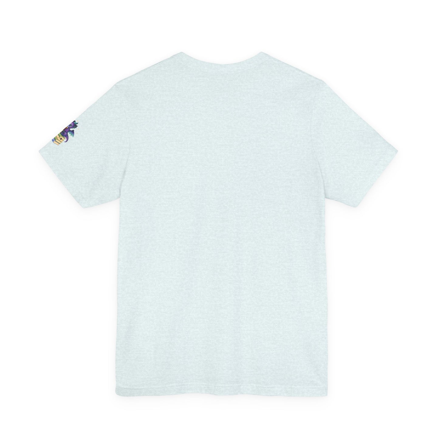 Baddie Book Dragon Sitting on Books Graphic Tee