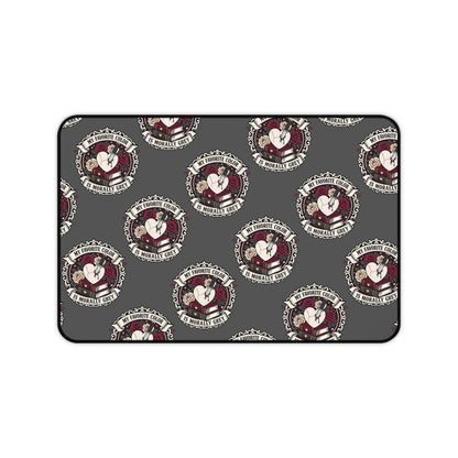 Morally Grey desk Mat
