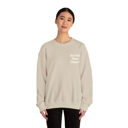Just One More Chapter Sweatshirt – Literary Crewneck Pullover