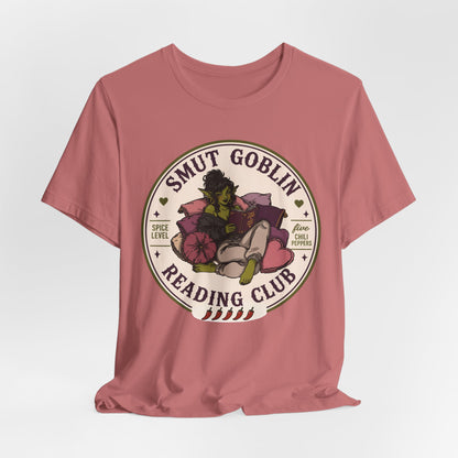 Smut Goblin Reading Club T-Shirt — Cute Goblin Book Lover Tee