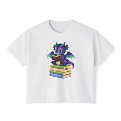 Baddie Book Dragon Boxy Tee No Refunds on Clothing No Refunds