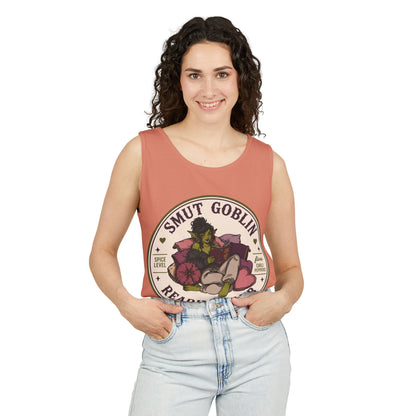 Smut Goblin Reading Club Tank Top – Cute Nerdy Graphic Booklover Tee  (no returns)