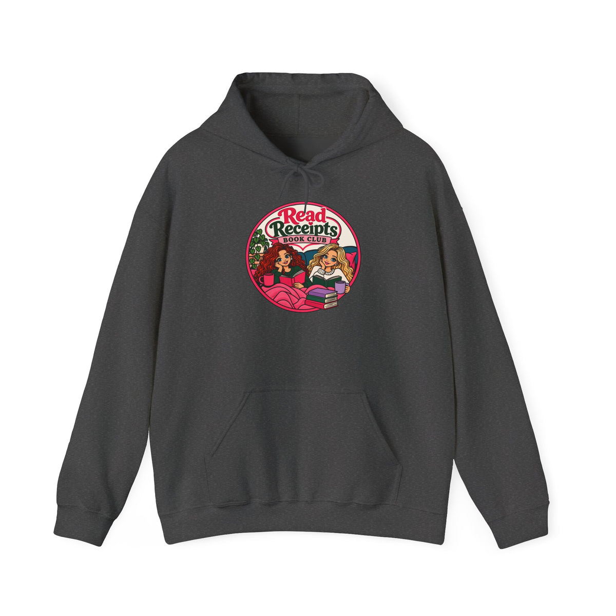 Read Receipts Retro Hoodie — Vintage Girlfriend Squad Graphic Sweatshirt