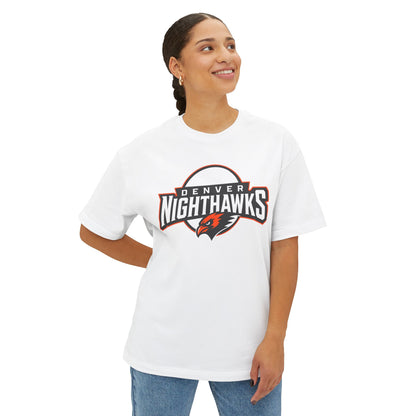 Denver Nighthawks Logo Tee — Oversized Boxy T-Shirt