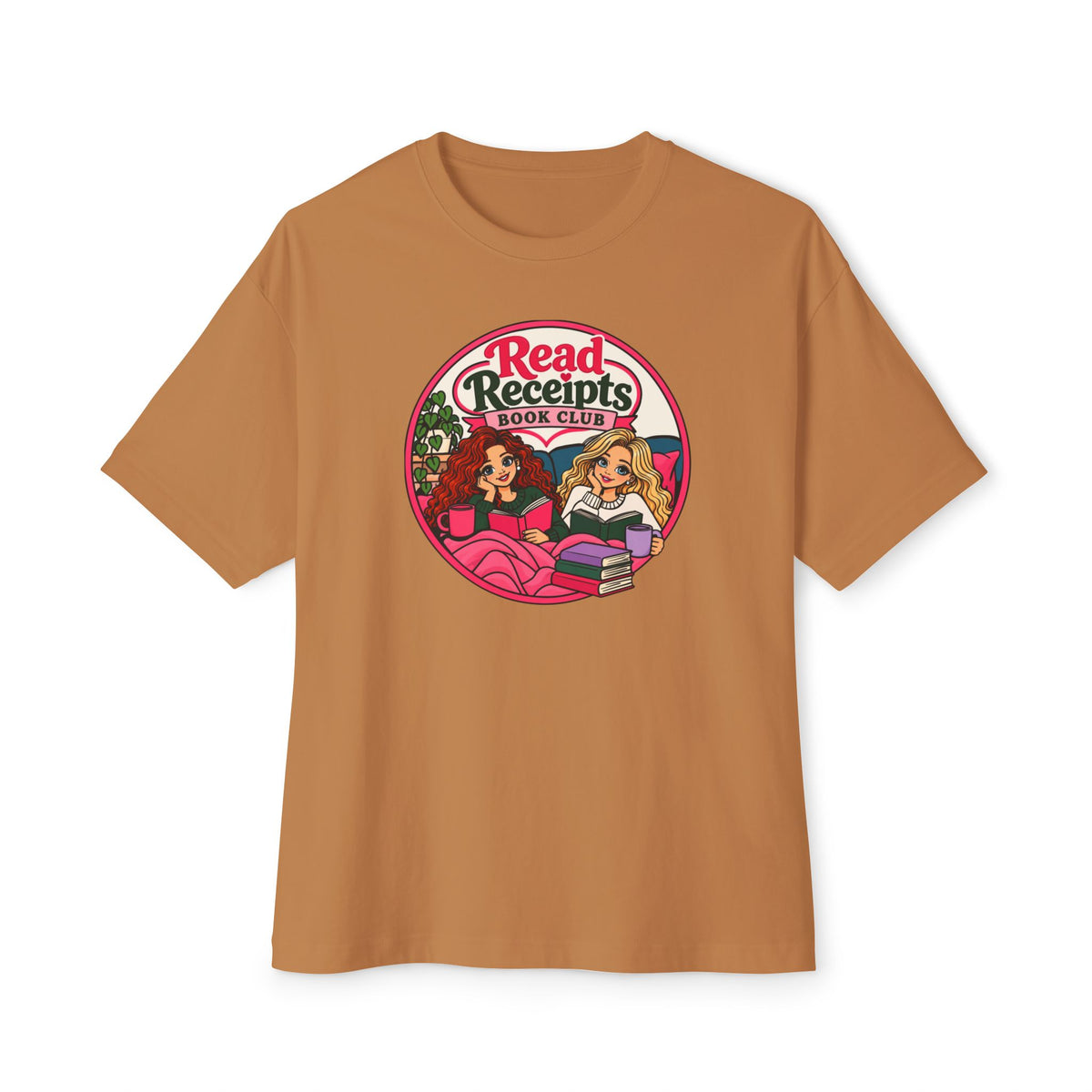 Read Receipts Book Club Tee — Cozy Booklover Graphic Shirt