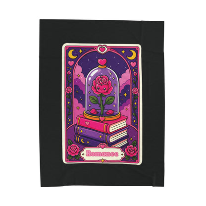 Plush Blanket Romance Bookish Tarot card