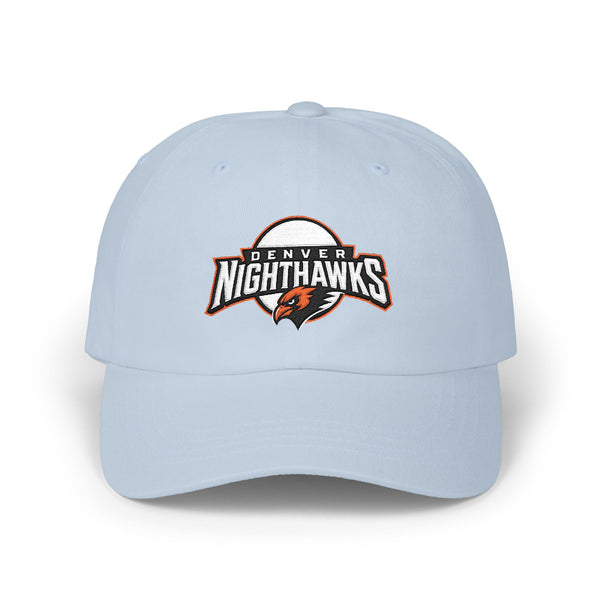 Denver Nighthawks Classic Dad Cap — Embroidered Sports Logo Hat