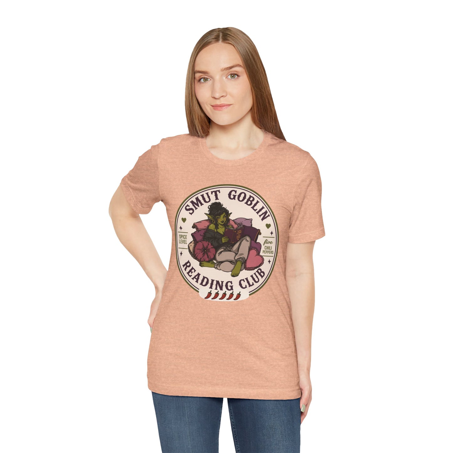 Smut Goblin Reading Club T-Shirt — Cute Goblin Book Lover Tee