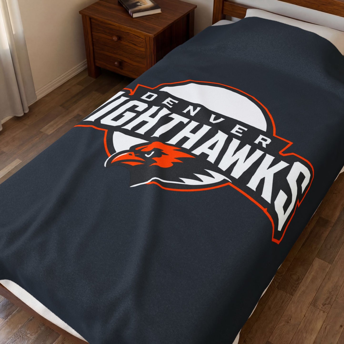 Denver Nighthawks Velveteen Plush Blanket — Soft Game Day Throw