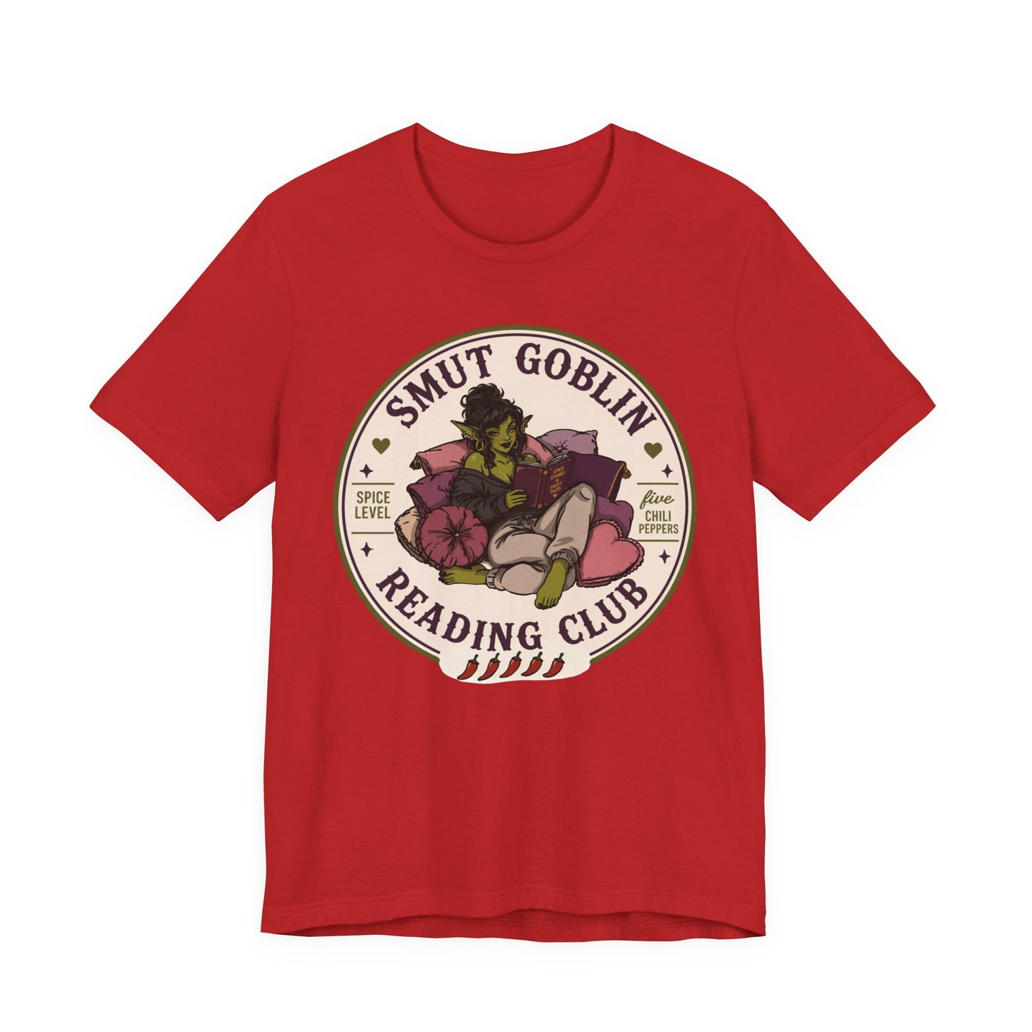 Smut Goblin Reading Club T-Shirt — Cute Goblin Book Lover Tee