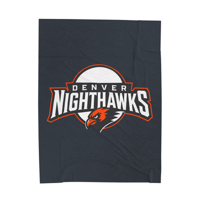 Denver Nighthawks Velveteen Plush Blanket — Soft Game Day Throw