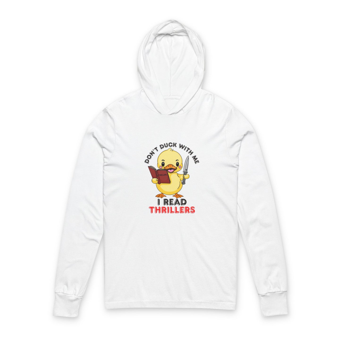 Thriller Duck  Long Sleeve Hooded Shirt