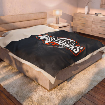 Denver Nighthawks Velveteen Plush Blanket — Soft Game Day Throw