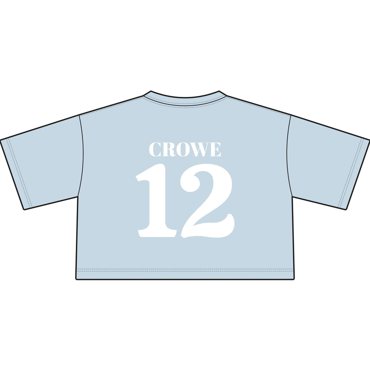 Denver Nighthawks Cropped T-Shirt — Women’s Team Logo Crop Tee
