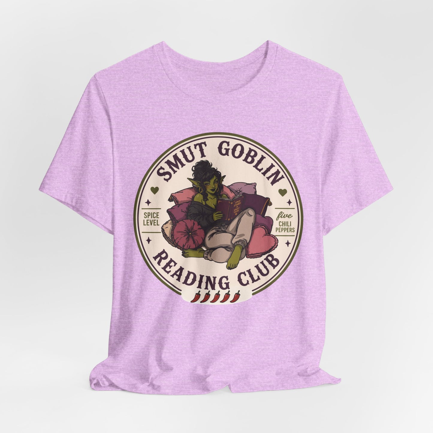 Smut Goblin Reading Club T-Shirt — Cute Goblin Book Lover Tee