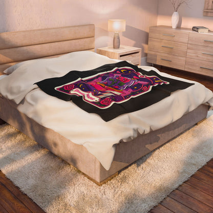 Plush Blanket Romance Bookish Tarot card