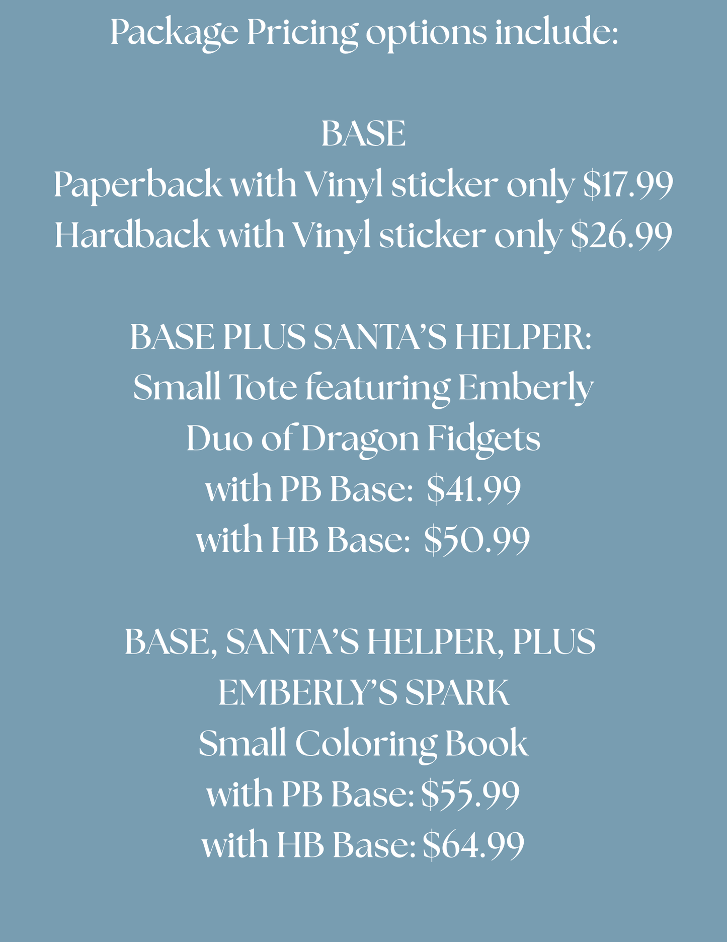 PRE-ORDER: Emberly: The Christmas Dragon Who Lost Her Spark Pre-Order Now — Ships Beginning November 26th!