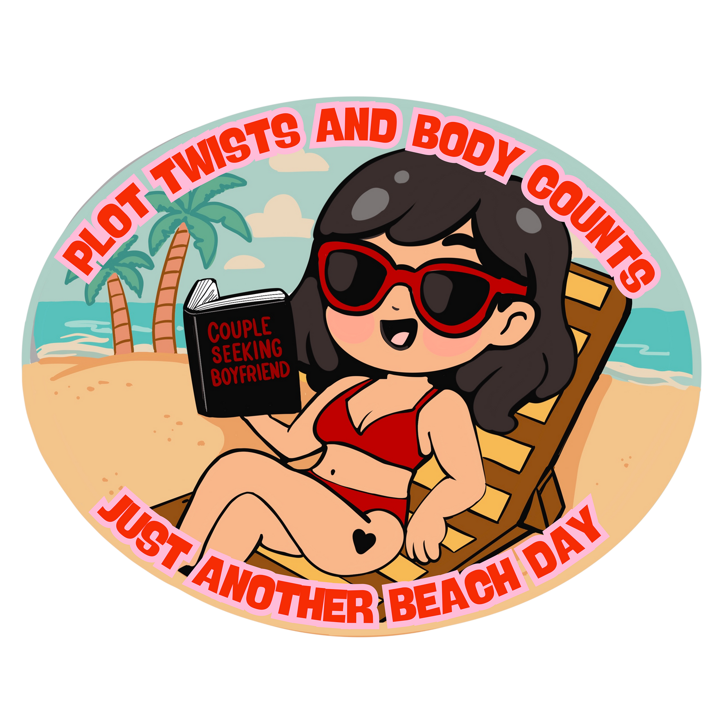 Bookish Vinyl Stickers – 3 Inch Waterproof Decals for Readers, Romantasy Fans, and Book Lovers | Bundle & Individual Options
