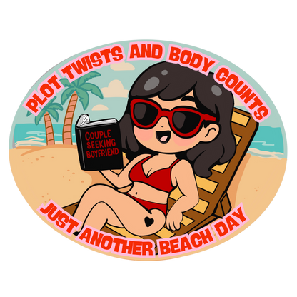 Bookish Vinyl Stickers – 3 Inch Waterproof Decals for Readers, Romantasy Fans, and Book Lovers | Bundle & Individual Options