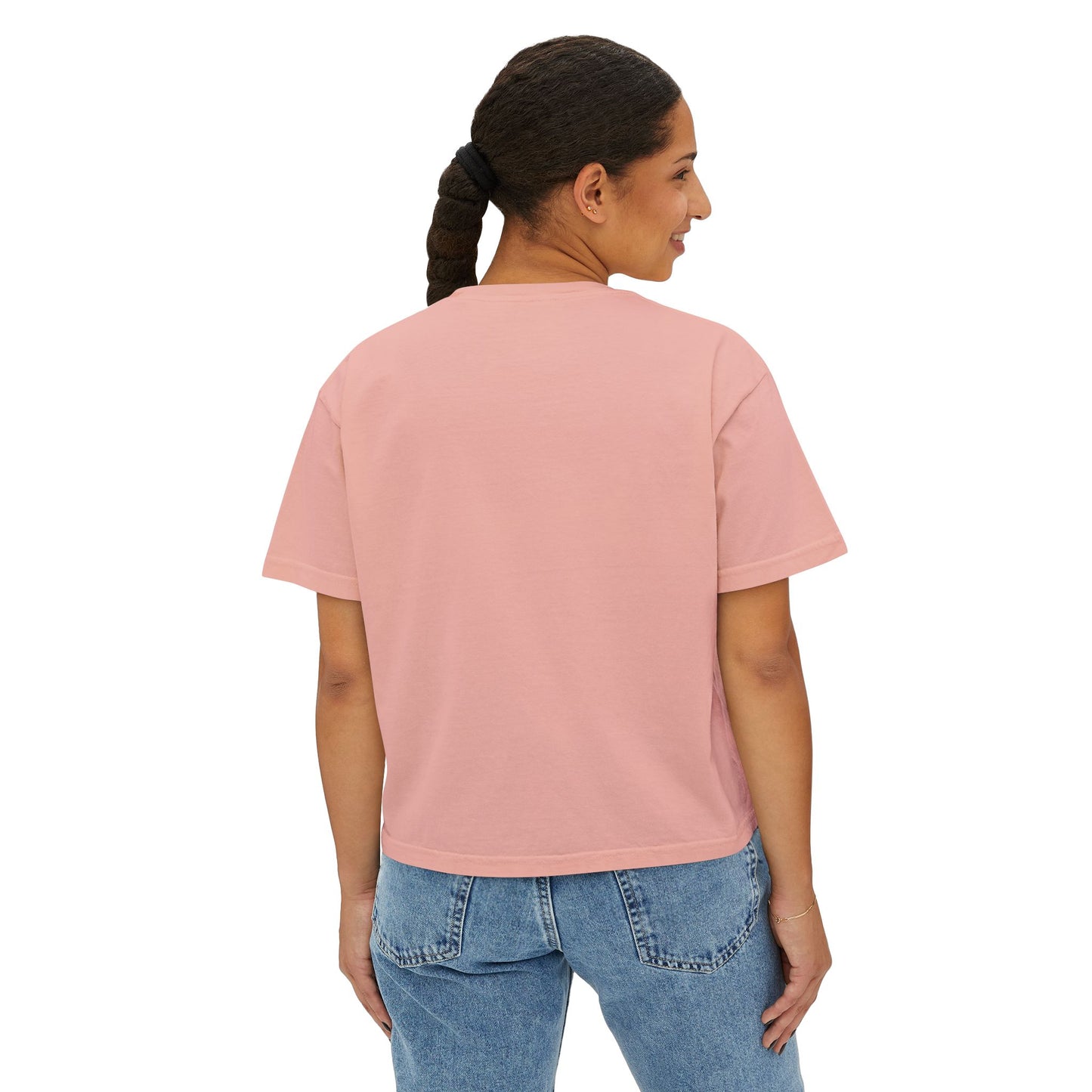 Morally Grey Reading Club Boxy Tee No Refunds on Clothing