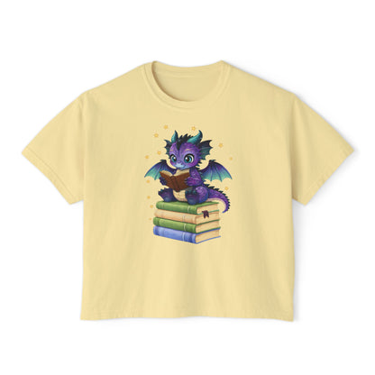 Baddie Book Dragon Boxy Tee No Refunds on Clothing No Refunds