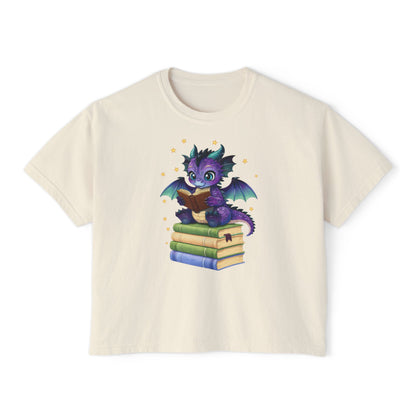 Baddie Book Dragon Boxy Tee No Refunds on Clothing No Refunds