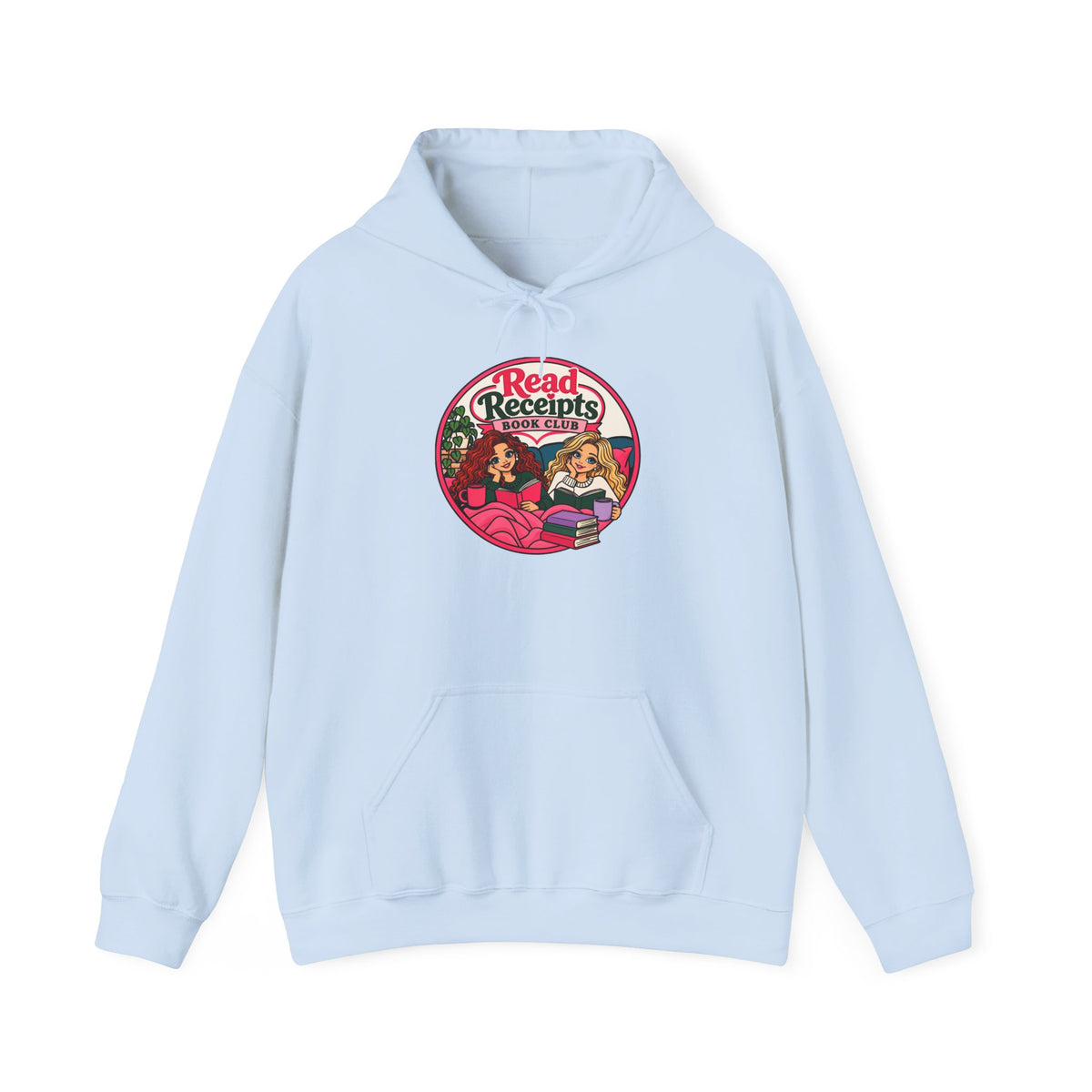 Read Receipts Retro Hoodie — Vintage Girlfriend Squad Graphic Sweatshirt