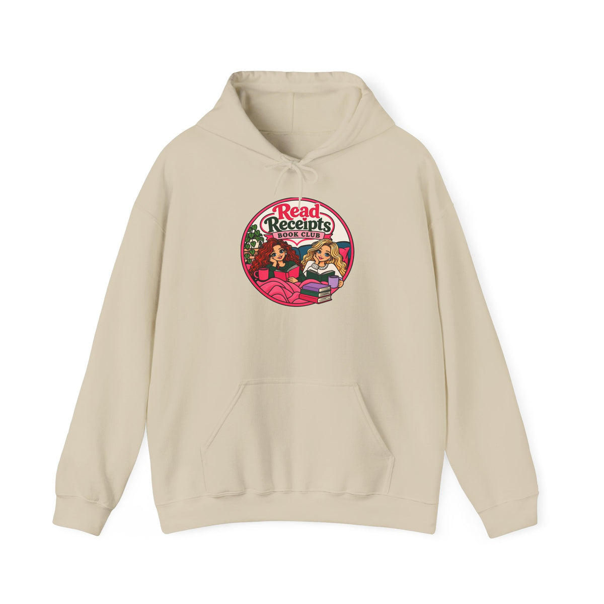 Read Receipts Retro Hoodie — Vintage Girlfriend Squad Graphic Sweatshirt