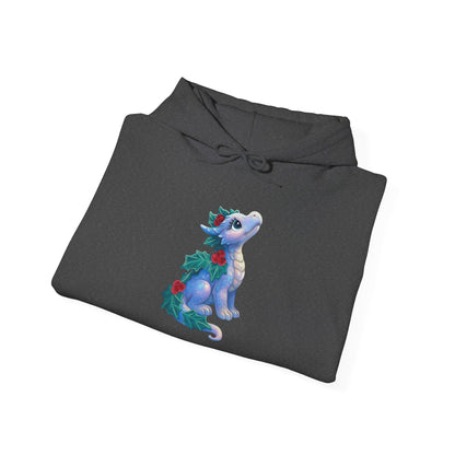 Holiday Dragon Hoodie — Cute Christmas Dragon Graphic Pullover
