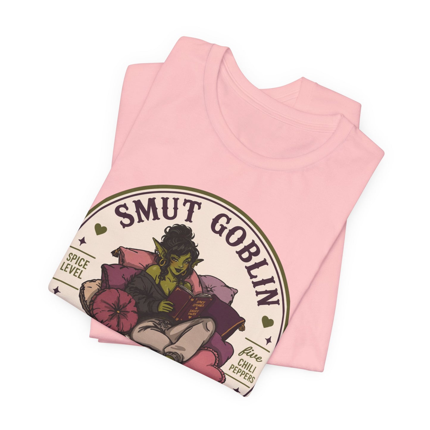 Smut Goblin Reading Club T-Shirt — Cute Goblin Book Lover Tee
