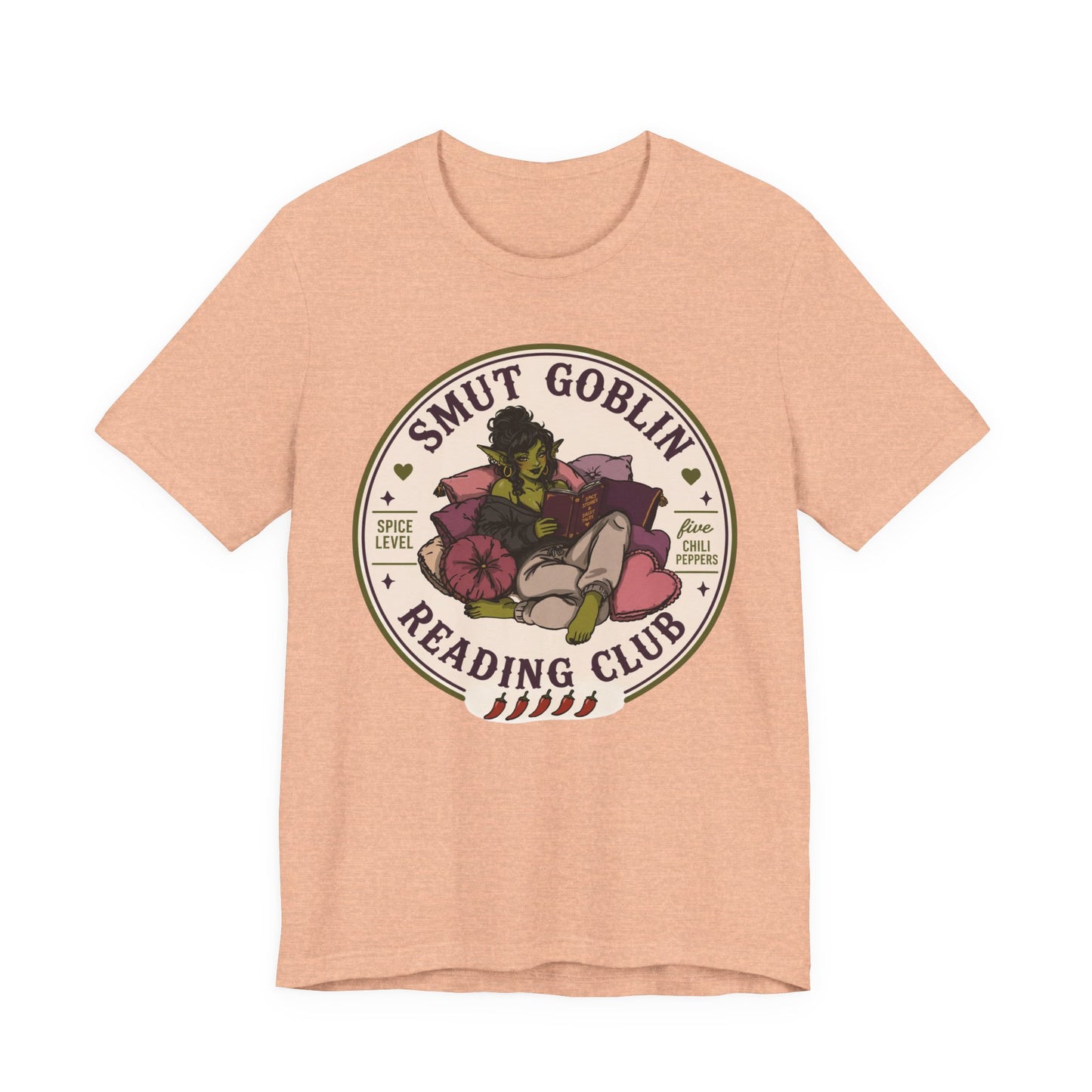 Smut Goblin Reading Club T-Shirt — Cute Goblin Book Lover Tee